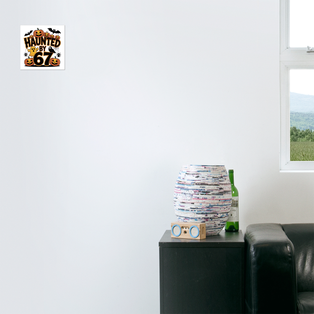 Haunted-By-67 by Creatifly Graphic Tees